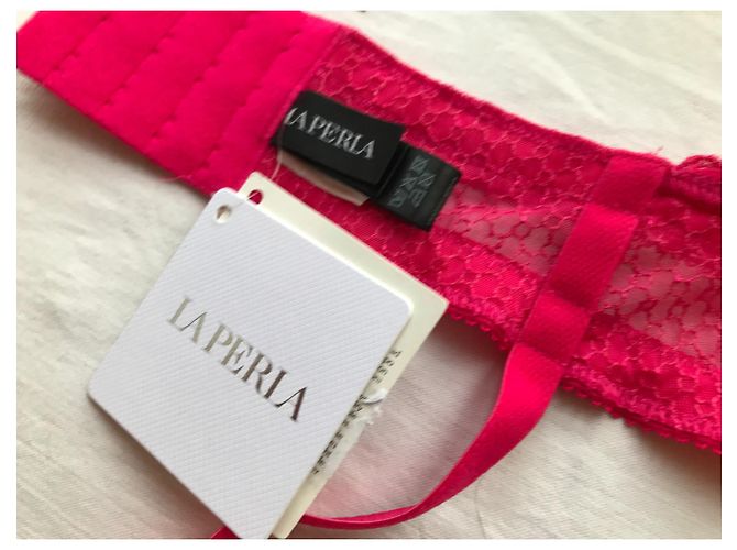 Garter rosa acceso 42 FR La Perla Fuschia - vista 7