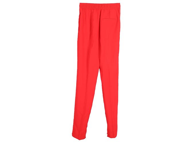 HUGO by Hugo Boss Drawstring Pants in Red Polyester - view 2
