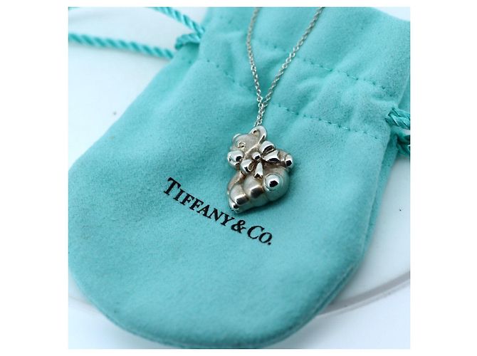 Tiffany & Co Collana in argento 925 con motivo orso Tiffany - vista 7