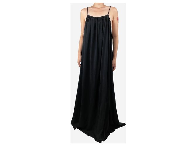 The row Vestido maxi de algodón negro - talla L - vista 3