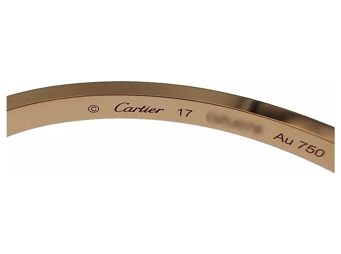 Love Bracciale Cartier Oro Rosa Dorato D'oro - vista 13