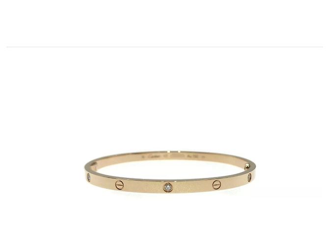 Love Bracciale Cartier Oro Rosa Dorato D'oro - vista 2