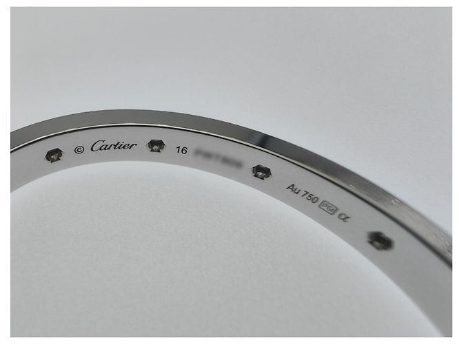 Love Bracciale Cartier in oro bianco - vista 14