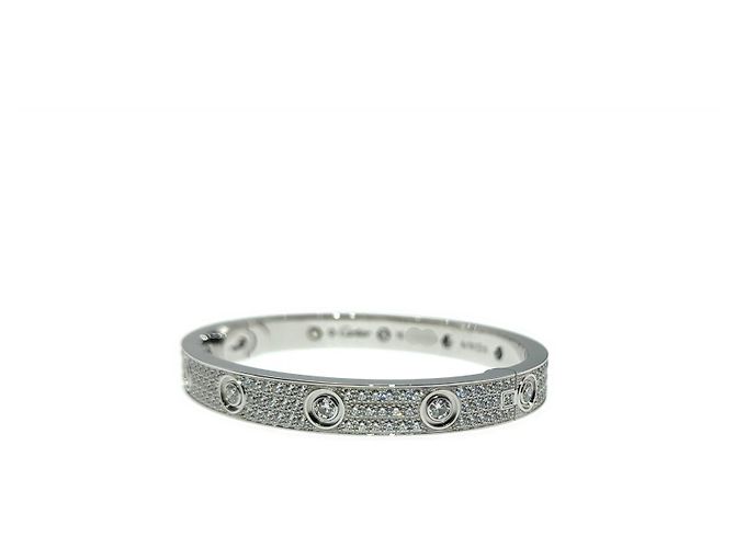 Love Bracciale Cartier in oro bianco - vista 2