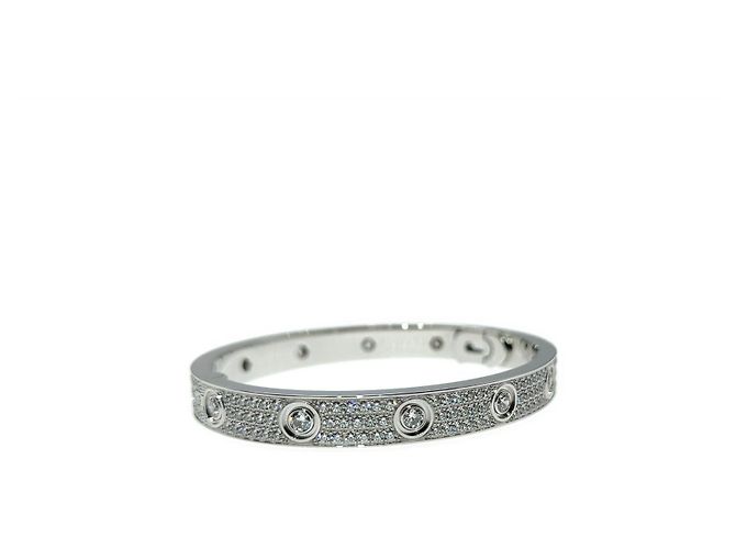 Love Bracciale Cartier in oro bianco - vista 4