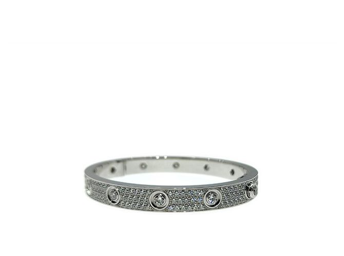 Love Bracciale Cartier in oro bianco - vista 5