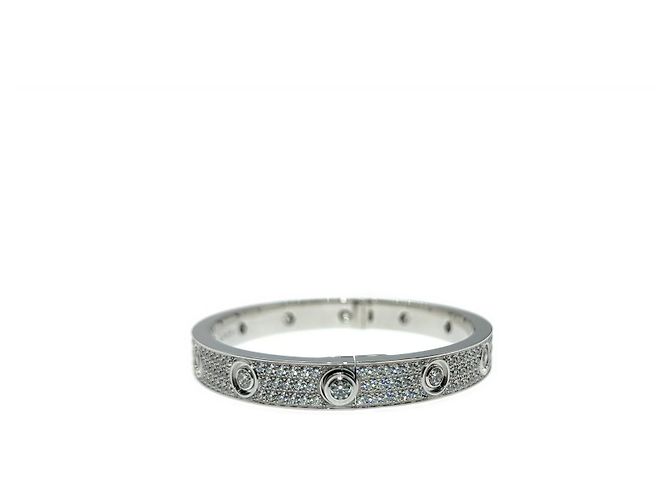 Love Bracciale Cartier in oro bianco - vista 6