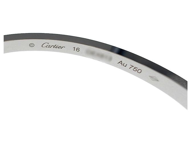Love Bracciale Cartier in oro bianco - vista 12