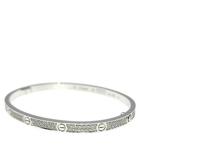 Love Bracciale Cartier in oro bianco - vista 4