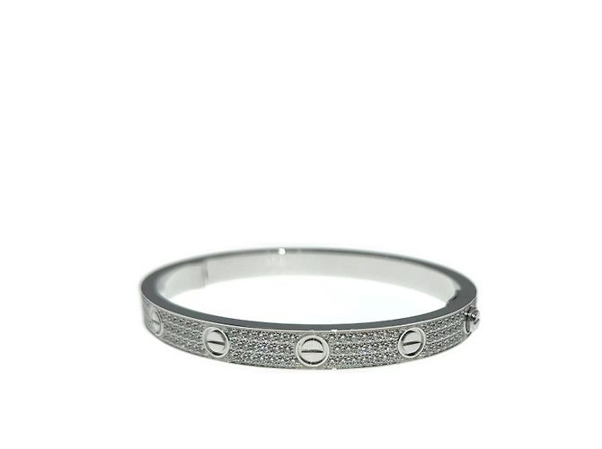 Bracciale Cartier in oro bianco - vista 3
