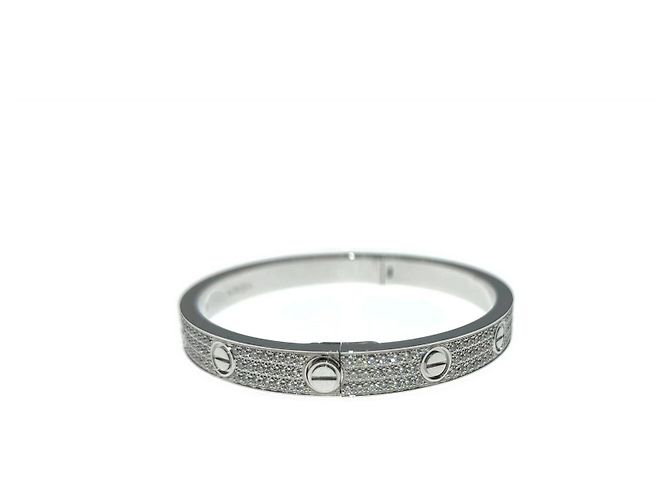 Bracciale Cartier in oro bianco - vista 4