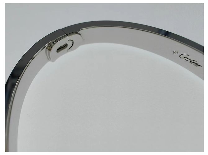 Bracciale Cartier in oro bianco - vista 8