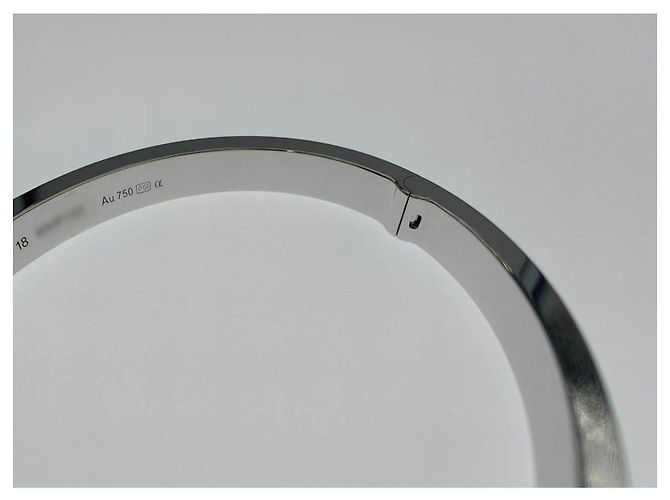 Bracciale Cartier in oro bianco - vista 9