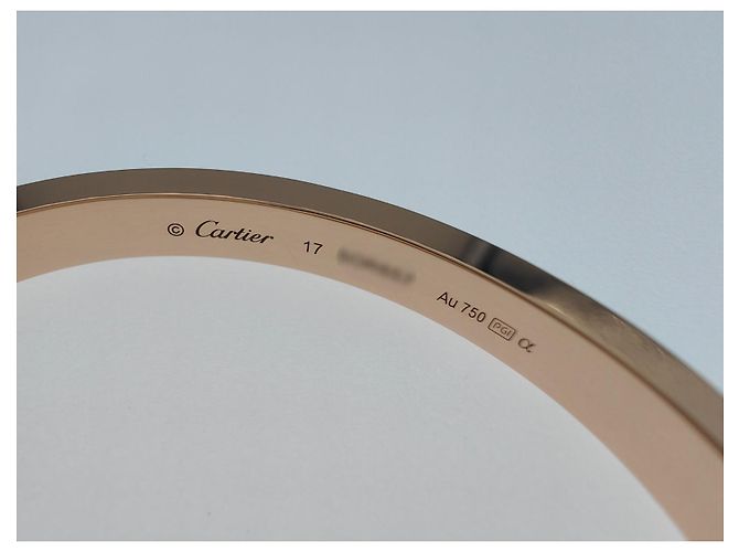Love Bracciale Cartier Oro Rosa Dorato D'oro - vista 10