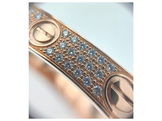 Love Bracciale Cartier Oro Rosa Dorato D'oro - vista 5