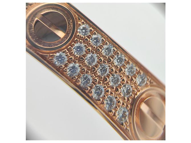 Love Bracciale Cartier Oro Rosa Dorato D'oro - vista 7
