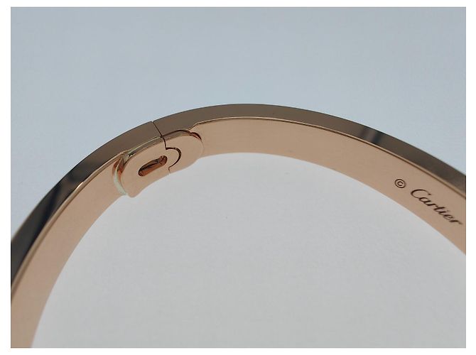 Love Bracciale Cartier Oro Rosa Dorato D'oro - vista 8