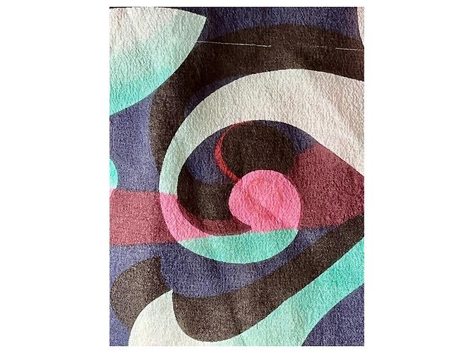 Diane Von Furstenberg Vestido de gasa de seda Eribec de DvF con estampado en espiral Multicolor - vista 4