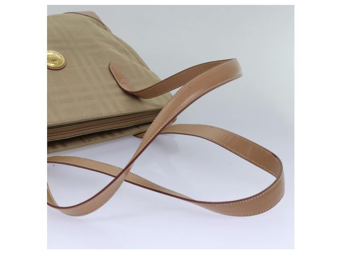 Autre Marque Borsa a Spalla Burberrys Nova Check in Tela Beige Auth yk13997 - vista 7