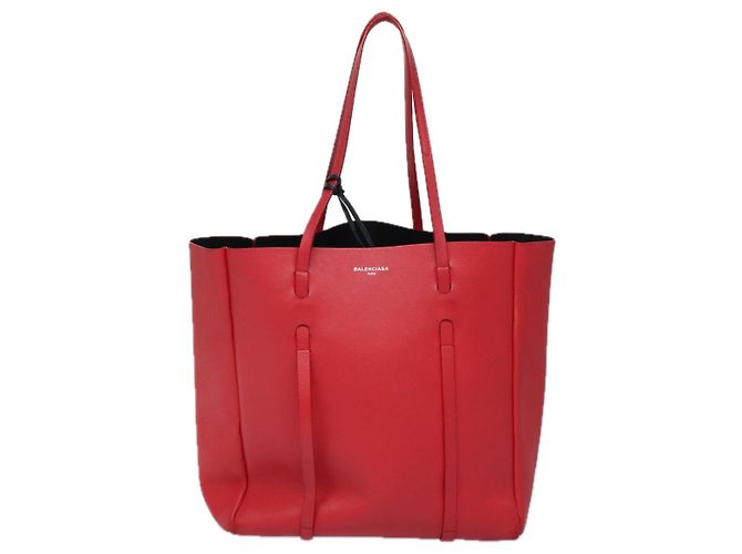 Everyday BALENCIAGA Borsa Tote S in pelle rossa Auth bs16489 Rosso - vista 13
