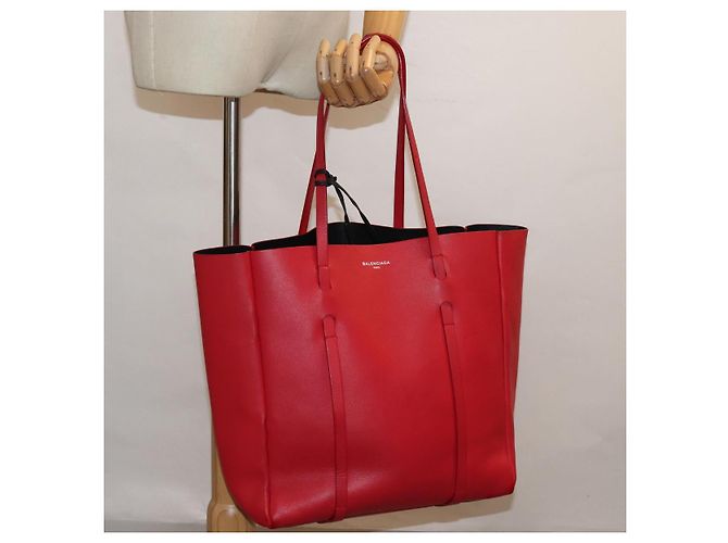 Everyday BALENCIAGA Borsa Tote S in pelle rossa Auth bs16489 Rosso - vista 21