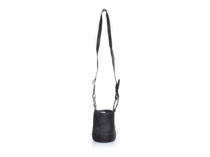 Autre Marque Borsa a secchiello in pelle Bonsai di Simon Miller Nero Grigio - vista 3