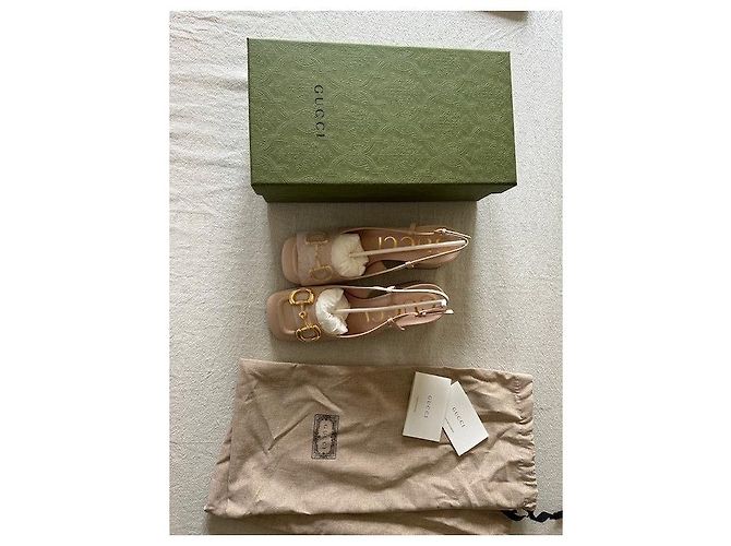GUCCI Baby 75 Slingback Beige - vista 2