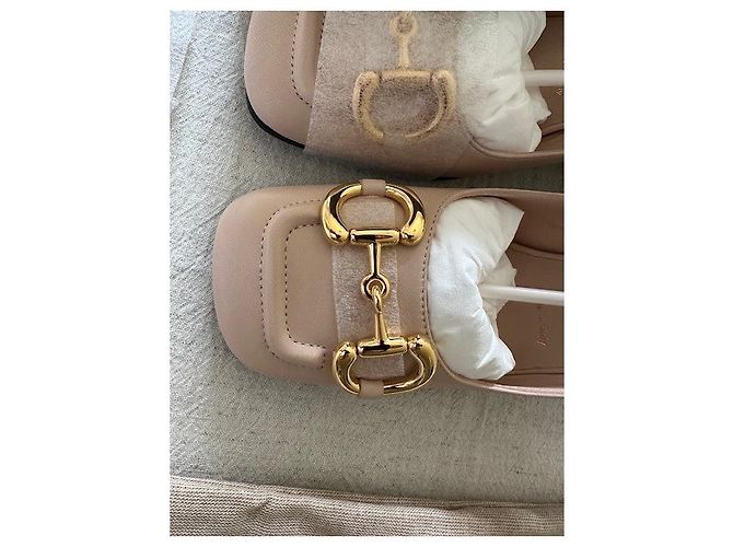 GUCCI Baby 75 Slingback Beige - vista 5