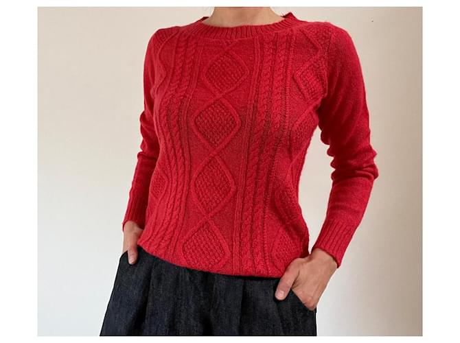 Woolrich Strickpullover aus Wolle in Rot - Ansicht 6