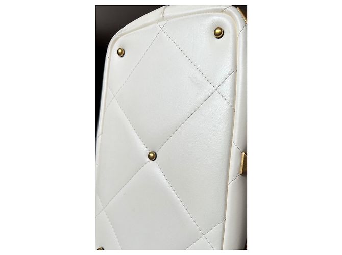 Borsa Roman Stud di Valentino Garavani Bianco - vista 10