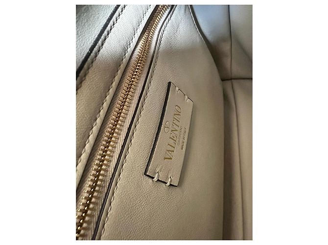 Borsa Roman Stud di Valentino Garavani Bianco - vista 7