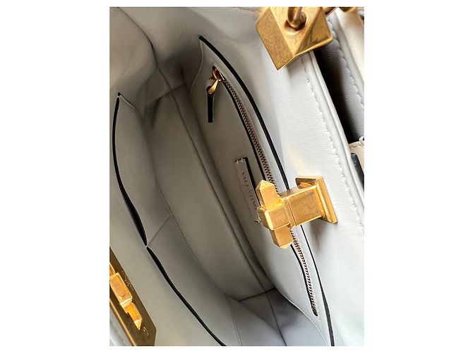 Borsa Roman Stud di Valentino Garavani Bianco - vista 8