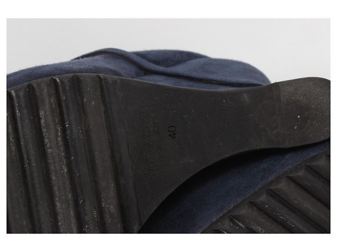 Botas de camurça de tornozelo Bottega Veneta Azul - vista 14