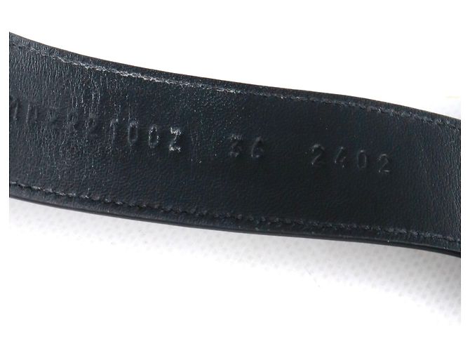 HERMÈS - Sandali Chypre di Hermès in pelle nera liscia (Taglia 36) Nero - vista 5