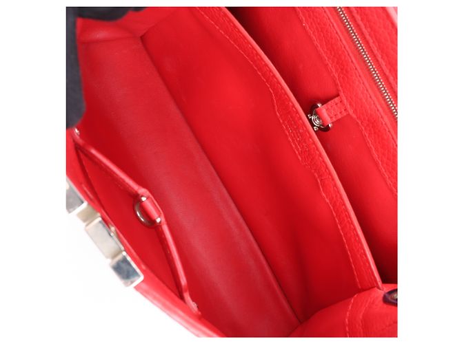 Borsa Louis Vuitton Parnassea Capucines PM in rosso M42237 - vista 19