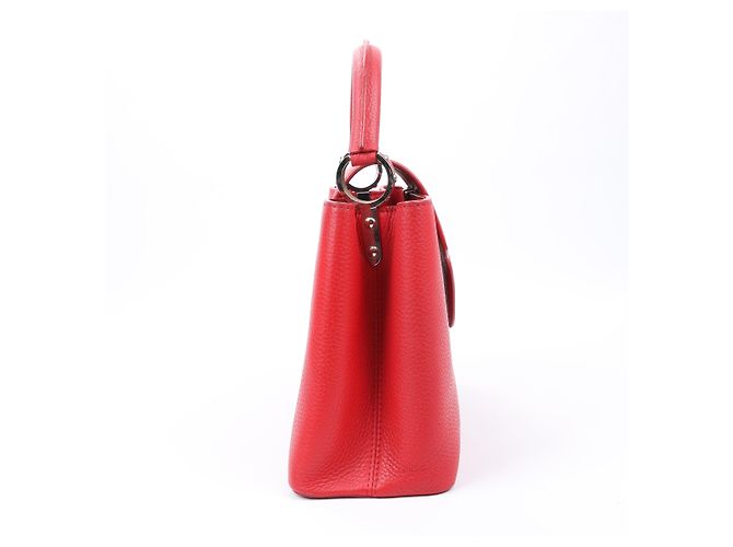 Borsa Louis Vuitton Parnassea Capucines PM in rosso M42237 - vista 4