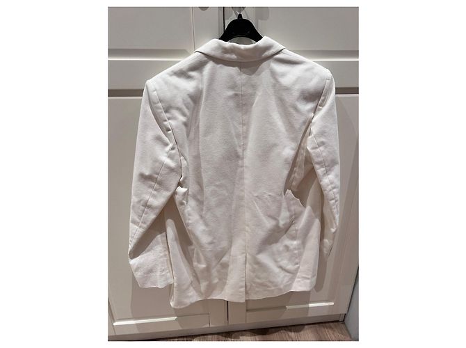 Hugo Boss Jacke Weiß Baumwolle - Ansicht 7