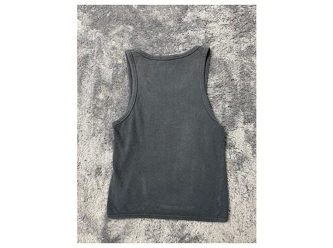 Raf Simons Spring Summer 2005 Honeycomb Black Tank Top. - view 5