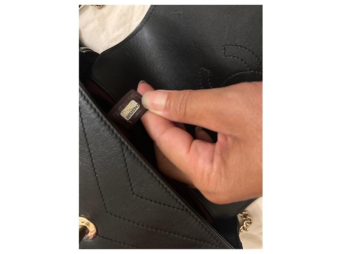 Borsa Chanel in pelle nera Nero - vista 14
