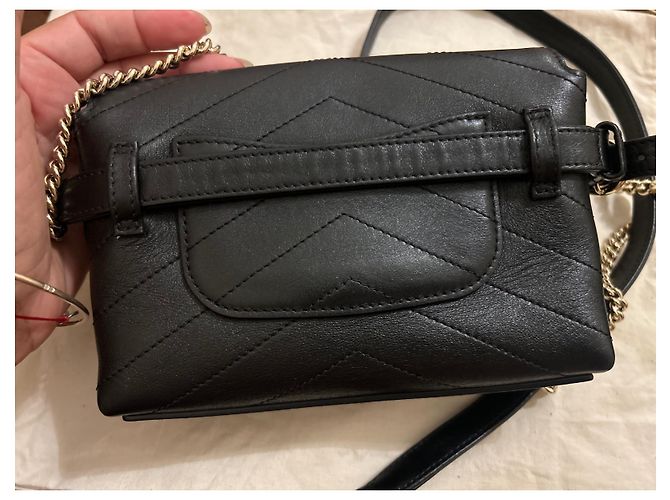 Borsa Chanel in pelle nera Nero - vista 6