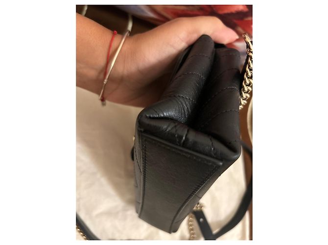 Borsa Chanel in pelle nera Nero - vista 7
