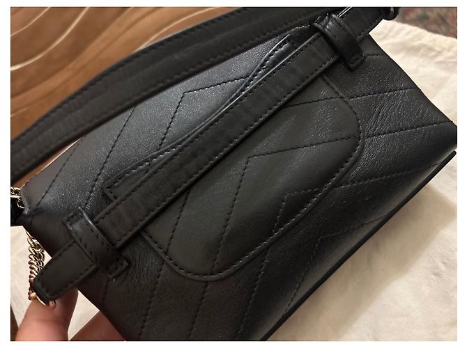 Borsa Chanel in pelle nera Nero - vista 9