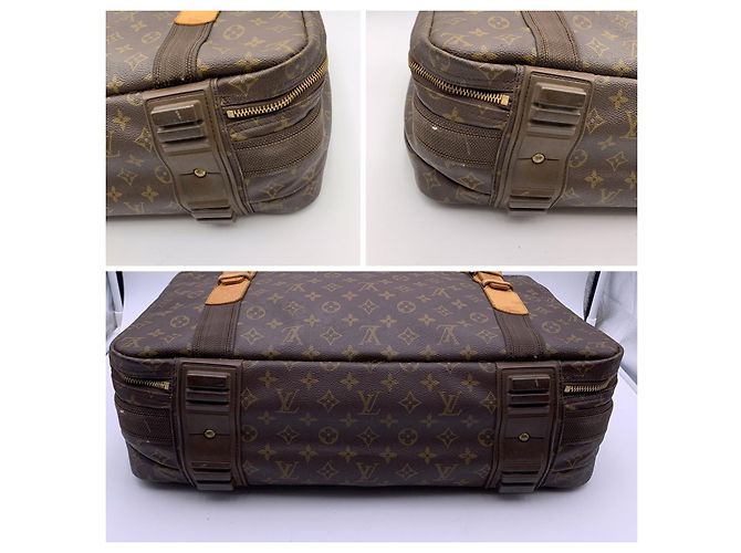 Louis Vuitton Borsa da viaggio Satellite 53 in tela Monogram M23356 Marrone - vista 6