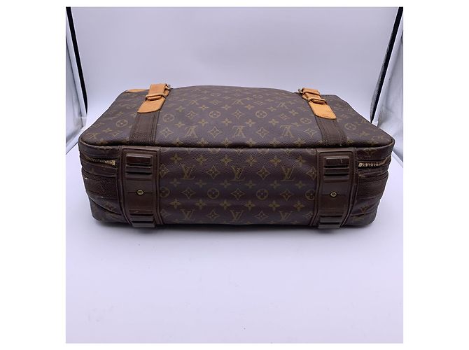 Louis Vuitton Borsa da viaggio Satellite 53 in tela Monogram M23356 Marrone - vista 8