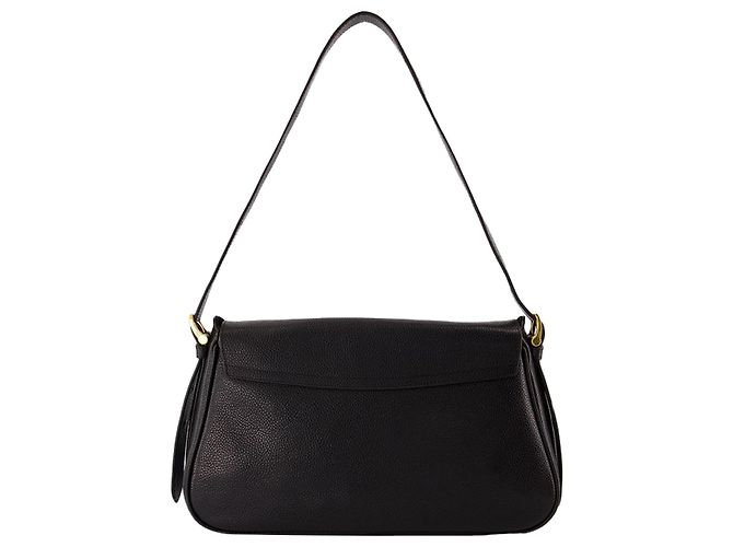 Bolsa de Ombro Paname - AMI Paris - Couro - Preto - vista 3