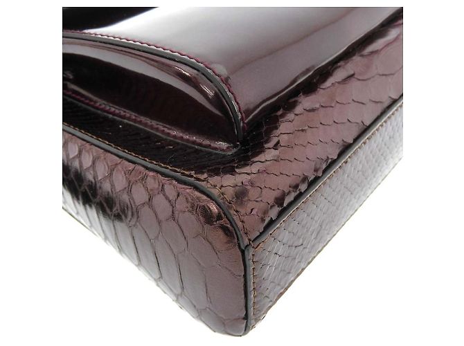Brunello Cucinelli Python Leather 2WAY Clutch Bag - view 3