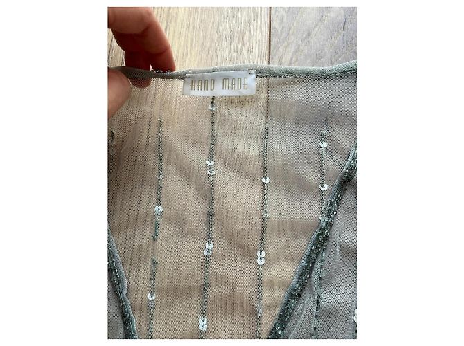 Vestido Guess de Marciano Gris Metálico - vista 20