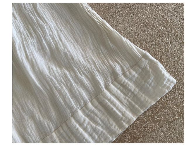 Vestido de algodón blanco roto Masscob talla 34 - 36 - vista 4