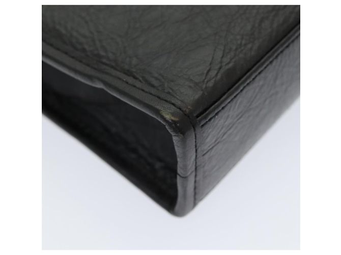 Autre Marque Borsa a mano in pelle nera Burberrys Auth bs16273 Nero - vista 14