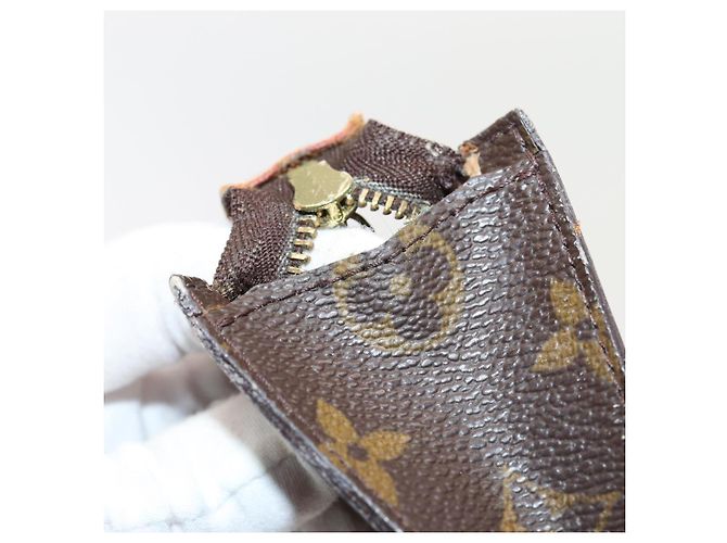 Bucket LOUIS VUITTON Monogramma Secchiello GM Pochette Accessorio Pochette LV Auth 84282 - vista 10